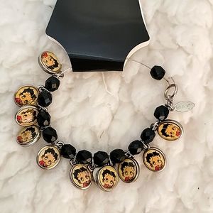 Betty Boop Kcf/fs vintage charm bracelet